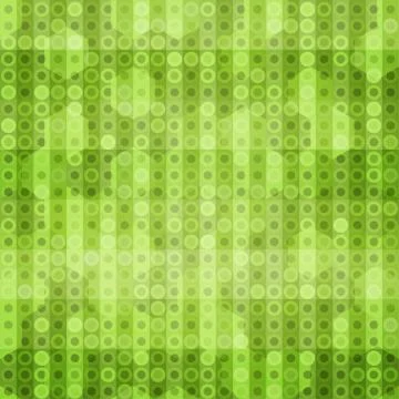 Abstract green circles seamless texture Stock Illustration