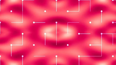 Abstract Green Circuit Board Technology Background with Glowing Lines and Dot Stock Footage 331357073