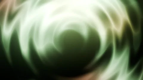 Abstract Green Circular Ripple Light Effect and Glowing Tunnel Background Stock Footage 340118700