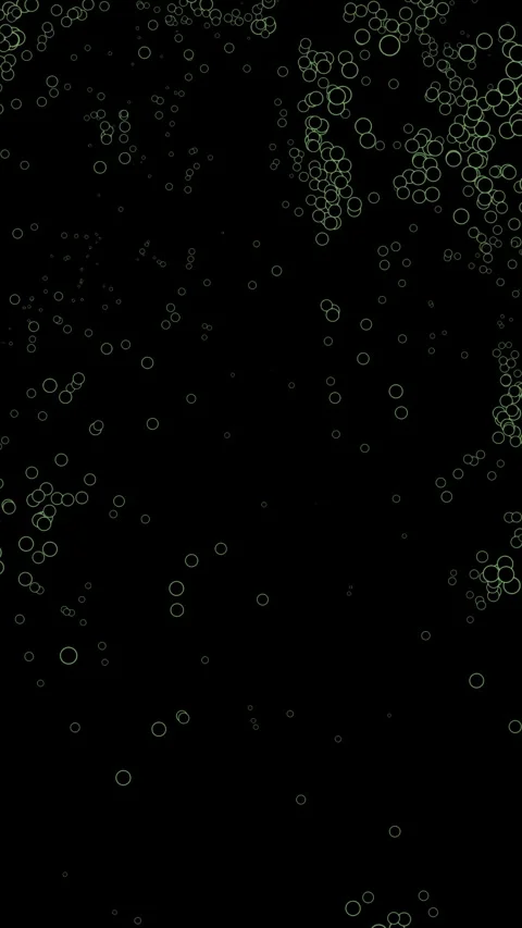 Abstract green circular texture disappearing effect Stock Footage 342279870