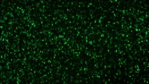 Abstract Green Computer Hex Code Algorithm Hud Design Template Loop Backgroun Stock Footage 234938841