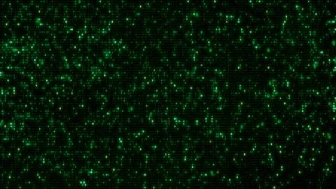 Abstract Green Computer Hex Code Algorithm Hud Design Template Banner Backg.. 库存照片