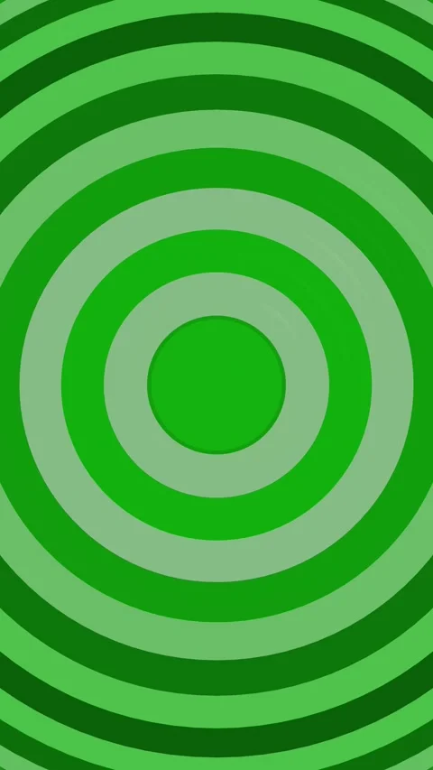 Abstract Green Concentric Circle Tunnel Motion Graphic Background Stock Footage 328137787