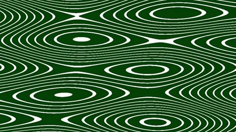 Abstract green concentric ripple waves seamless background motion loop Stock Footage 342204352