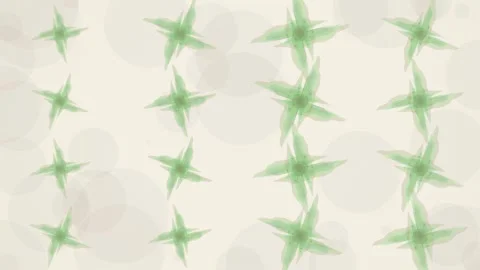 Abstract Green Cross Pattern on Beige Background with Bokeh Circles - Seaml.. Stock Footage 346659578