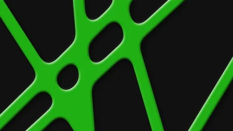 Abstract Green Crossing Lines Animation.  Stock Footage 222990739