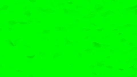 Abstract green crystallized polygonal background. Wave motion on polygonal Stock Footage 90782972