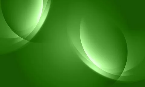 Abstract green curved wave background. Elegant light glow effect. Stock Illustration