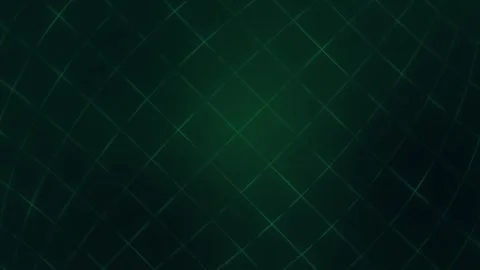 Abstract Green Cyber Technology Background with Moving Glowing Grid Lines Vídeo Stock 333686088