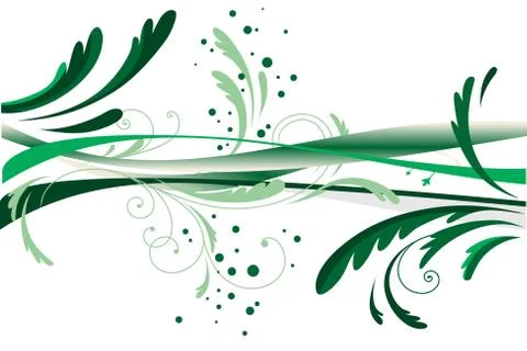 Abstract green design Stock Illustration