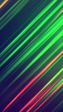 Abstract green diagonal light streaks with red accents, motion blur, and fu.. Stock Illustration