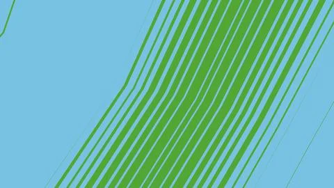 Abstract green diagonal lines on blue background 스톡 일러스트