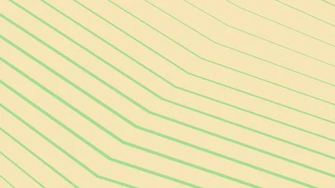 Abstract green diagonal lines pattern on beige background 库存插图