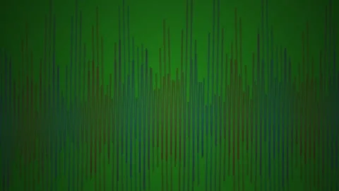 Abstract green digital audio equalizer sound wave vertical lines background.. Stock Footage 346342230