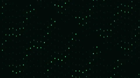 Abstract Green Digital Background Vídeo Stock 342589652