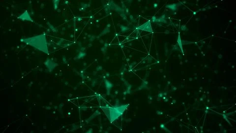 Abstract green digital background Stock Illustration