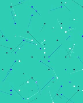 Abstract green digital background with neon dots and lines representing net.. 스톡 일러스트