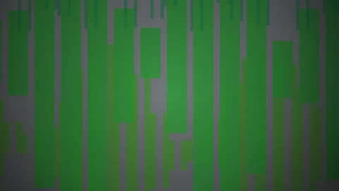 Abstract green digital code rain streaming on dark background cyber concept. Stock Footage 346342272