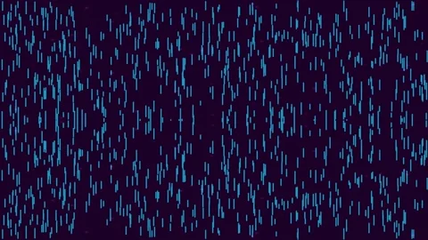 Abstract green digital data flow lines on dark background technology animatio Stock Footage 333110415