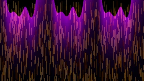 Abstract green digital forest wave background equalizer visualization Stock Footage 339792492