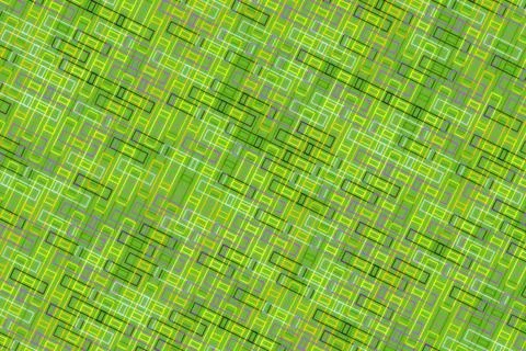 Abstract green digital geometric pattern for technology Stock Photos