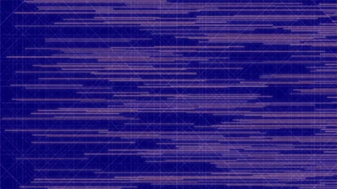 Abstract green digital glitch background with futuristic horizontal data wave Stock Footage 333111415
