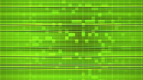 Abstract Green Digital Glitch Effect with Pixelated Patterns. Stock Footage 333916174