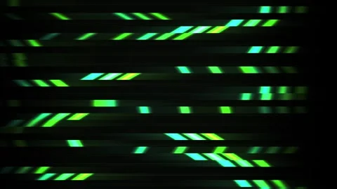 Abstract Green Digital Glitch Effect Motion Background. Stock Footage 334483075
