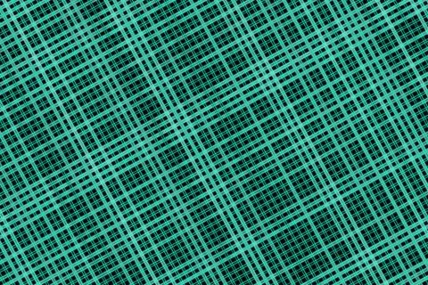Abstract green digital grid pattern with glowing lines Stock Illustration