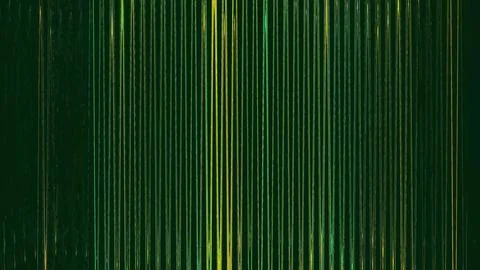 Abstract green digital lines. Modern technology background with vibrant streaks Stock Illustration