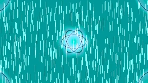 Abstract green digital matrix background with glowing technological data st.. Stock Footage 336769880