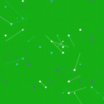 Abstract Green Digital Network Connection Background with Connectivity Poin.. イラスト素材