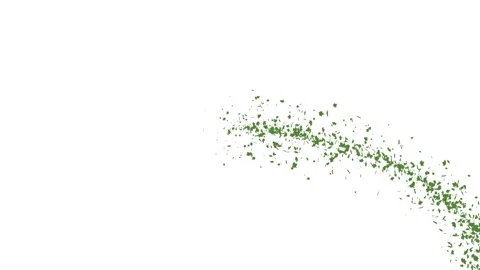 Abstract Green Digital Particles Floating in Dark Background Stock Footage 330919660