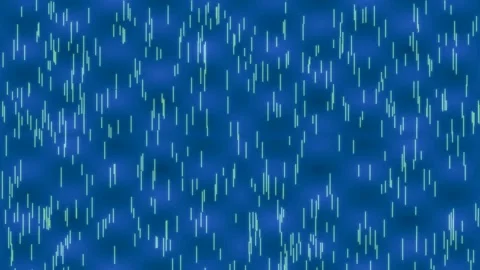 Abstract Green Digital Rain Background Loop. Futuristic Matrix Data Flow Stock Footage 331352416