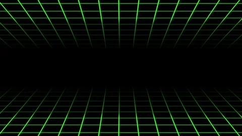 Abstract Green Digital Technology Background with Futuristic Data Lines Stockbeeldmateriaal 339306241