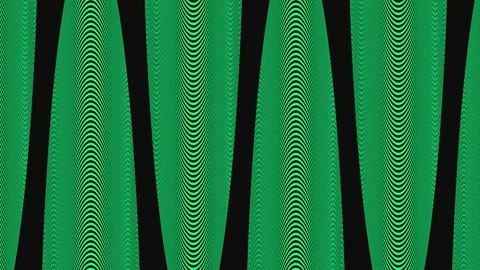 Abstract Green Digital Waveform Pattern with Black Center Overlay for Techn.. Stock Footage 340900414