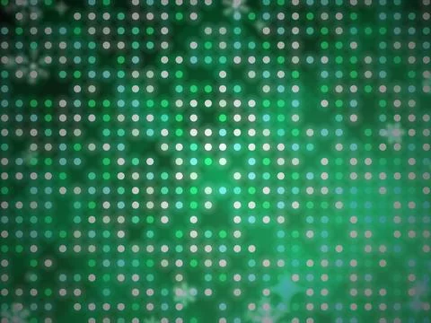 Abstract Green Dot Pattern Background Stock Photos