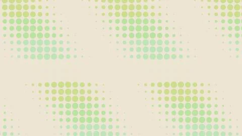 Abstract green dot pattern on a beige background Stock Illustration