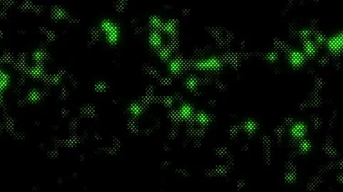 Abstract green dot pattern on black background 動画素材 303537611