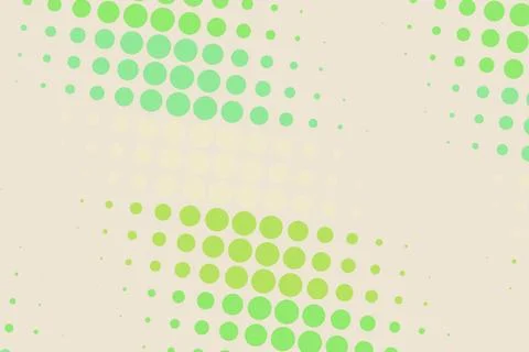 Abstract green dot pattern on light background Stock Photos