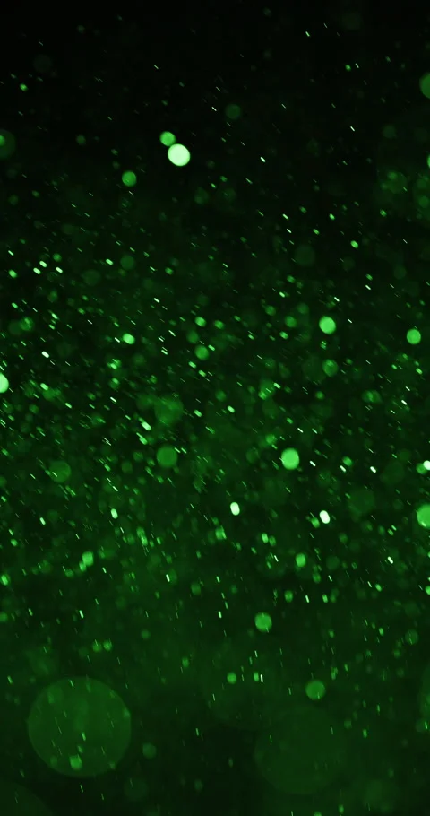 Abstract Green Elements On Dark Background Stock Footage 282203110