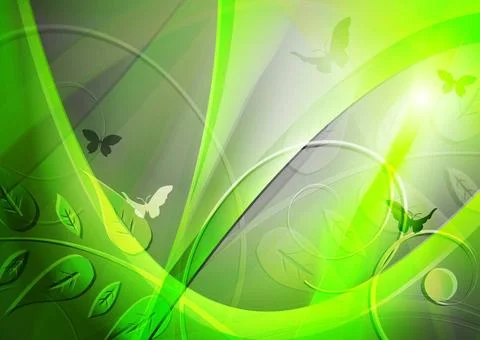Abstract green environmental background. Vector eps 10 Abstract green envi... Stock Photos