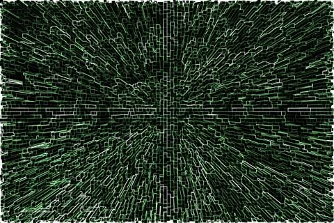 Abstract green extrusion background Stock Illustration