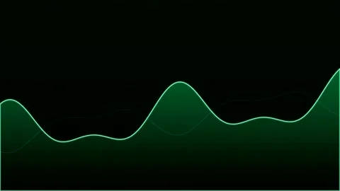 Abstract green financial chart loop motion background 스톡 동영상 346470281