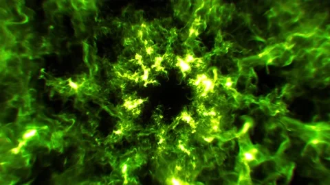 Abstract Green Fire 스톡 동영상 263312825