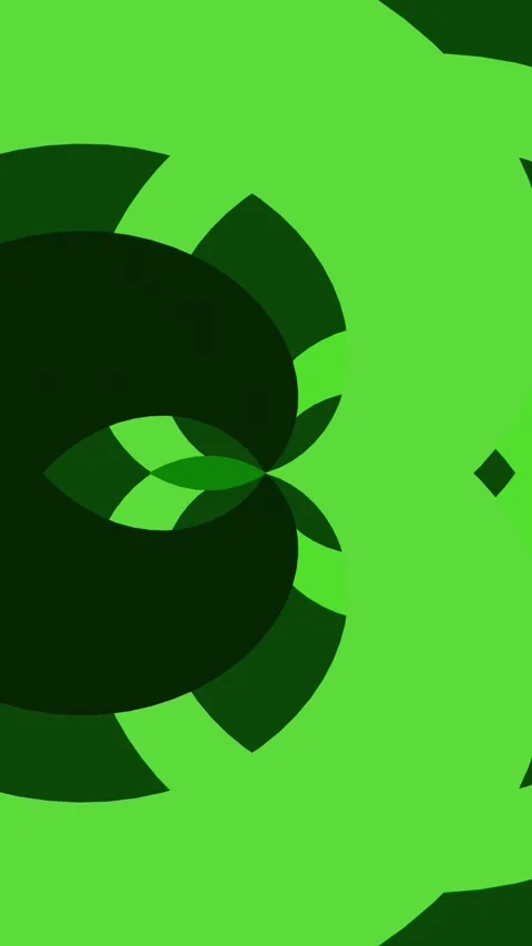 Abstract Green Floral Pattern Motion Graphic Loop 스톡 동영상 334704180