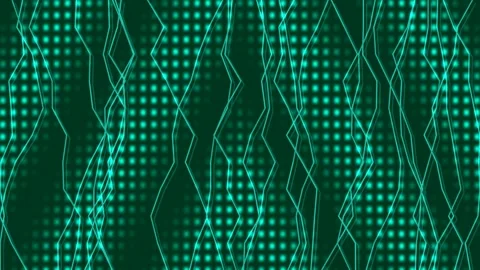 Abstract green flowing digital lines background for futuristic tech visuali.. Stock Footage 339785996