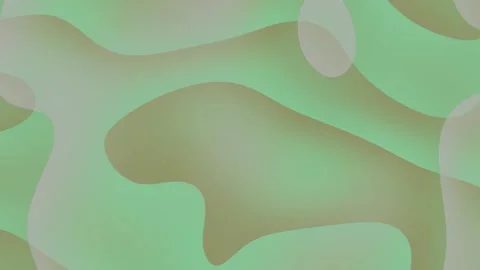 Abstract green flowing shapes and soft camo patterns in motion. Stock Footage 334093548
