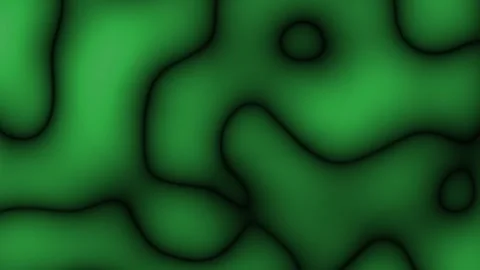 Abstract Green Fluid Art Background with Organic Shape Patterns 库存影片 345433739