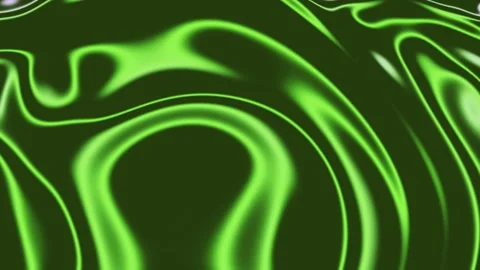 Abstract Green Fluid Neon Ripples Background Video stock 334863398